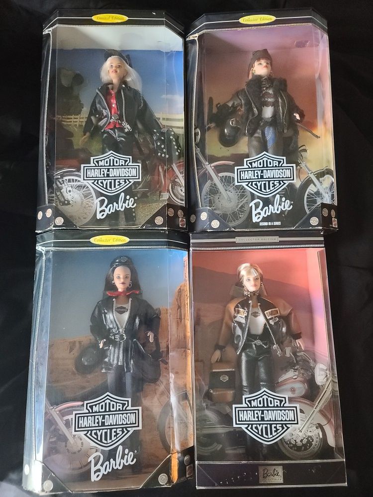 Harley davidson barbie collection 1-4