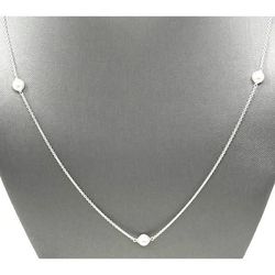 Pandora 5 Freshwater Cultured Pearl 925 Sterling Silver Adjustable Necklace