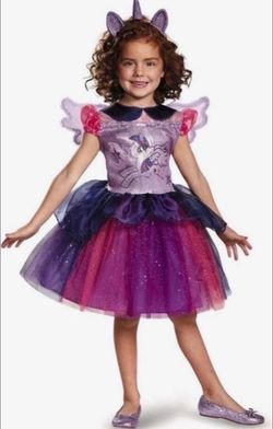 Disguise Twilight Sparkle Tutu Deluxe My Little Pony Costume, Small/4-6X , Purple Worn Once