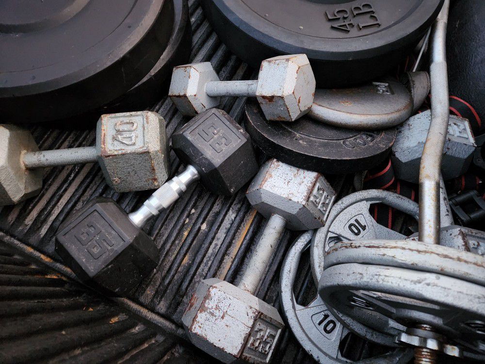 Dumbbells Weights $1 Per Pound