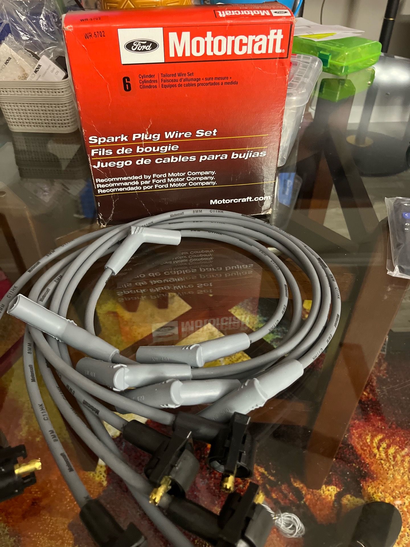 Juego Cables Bujías Motorcraft WR-5702 Ford (6 Cil)