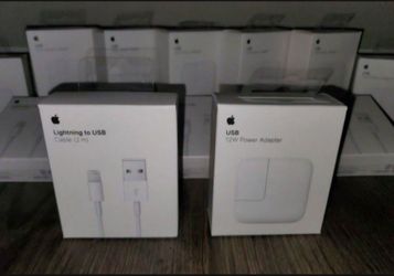 NEW! - OEM Apple Lighting to USB Cable & Power Adapter - SEALED