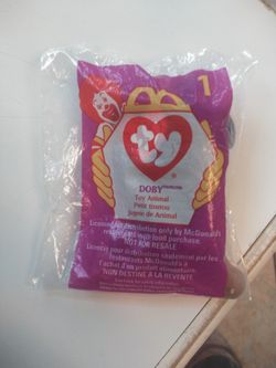 McDonald's #1 Tiny Ty Doll Still In Wrapping Doby