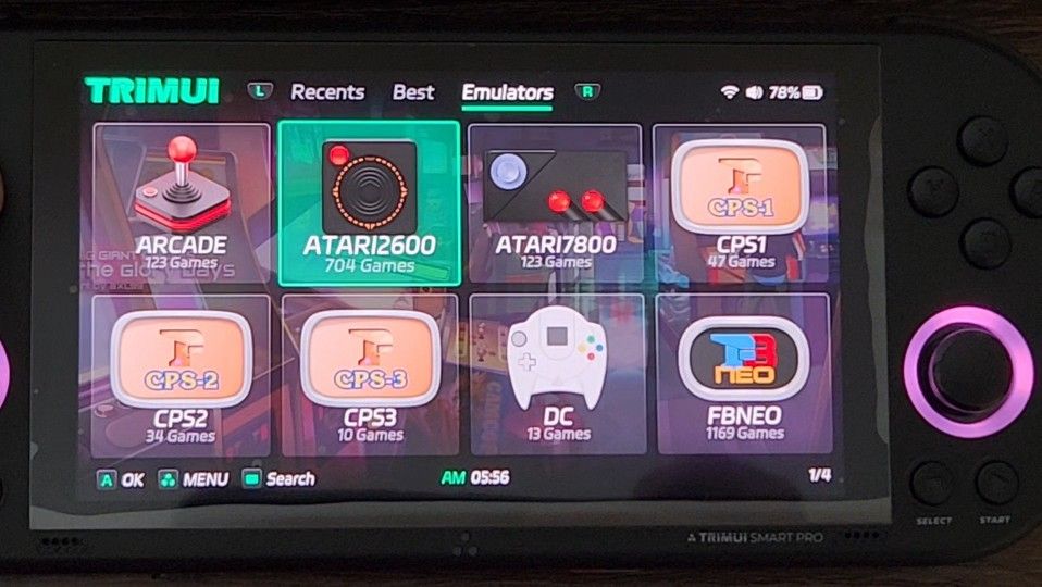 Smart Pro retro handheld