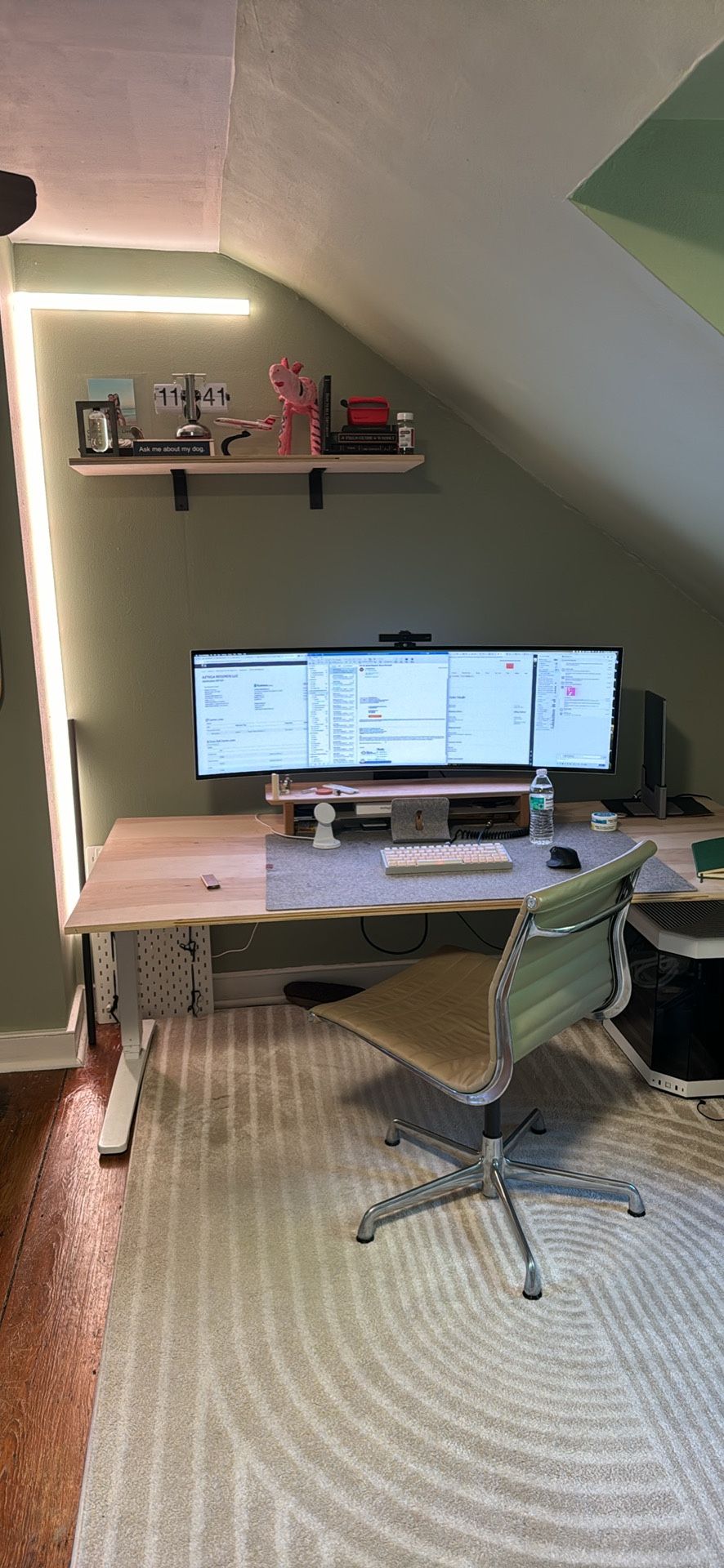 Uplift Standing Desk With Custom Maple Top