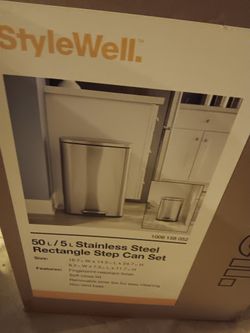 Dustbin Set Stainless Steel