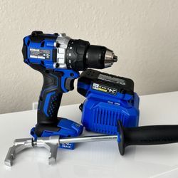 Kobalt 24-volt Max 1/2-in Brushless Cordless Drill 1 -Batteries Included (comes with what you see in the pictures) 