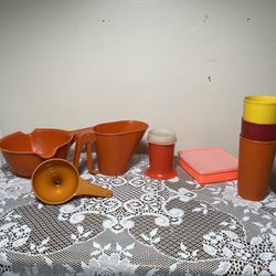 Vintage Tupperware Kitchenware COLORFUL BUNDLE