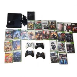 Xbox 360 Game Bundle 28 Games, 4 Controllers
