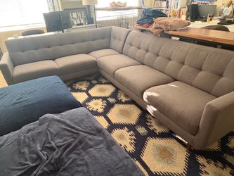 Sectional Living Spaces Mid Century
