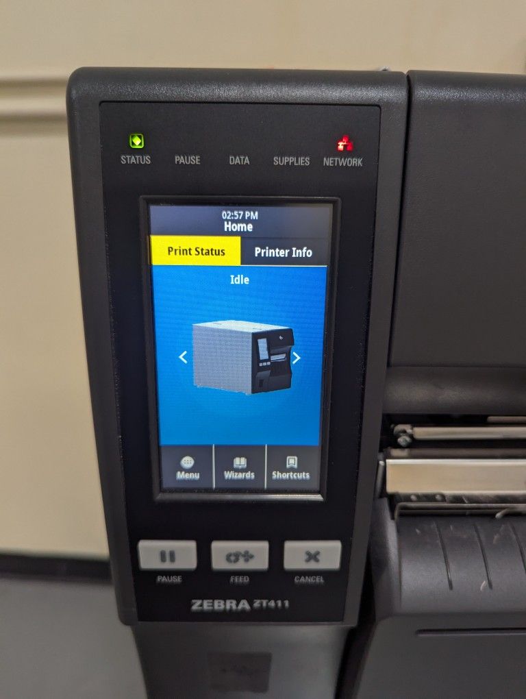 Zebra Zt411 4 In Industrial Printer For Labels