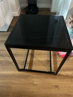 Glass top table
