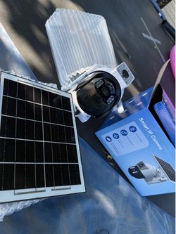 Solar Powered Smart IP Security Camera