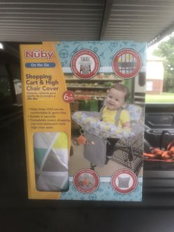 Shopping cart chair cover