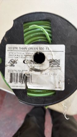 #10 ground wire 500 feet