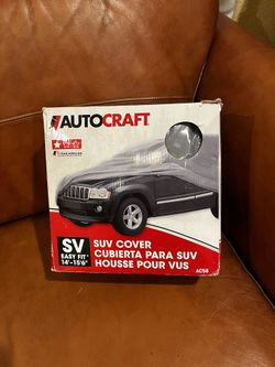 BRAND NEW AUTOCRAFT SUV Car Cover 14”-15’6” Easy Fit Light Weight Water Resistant AC58… $55