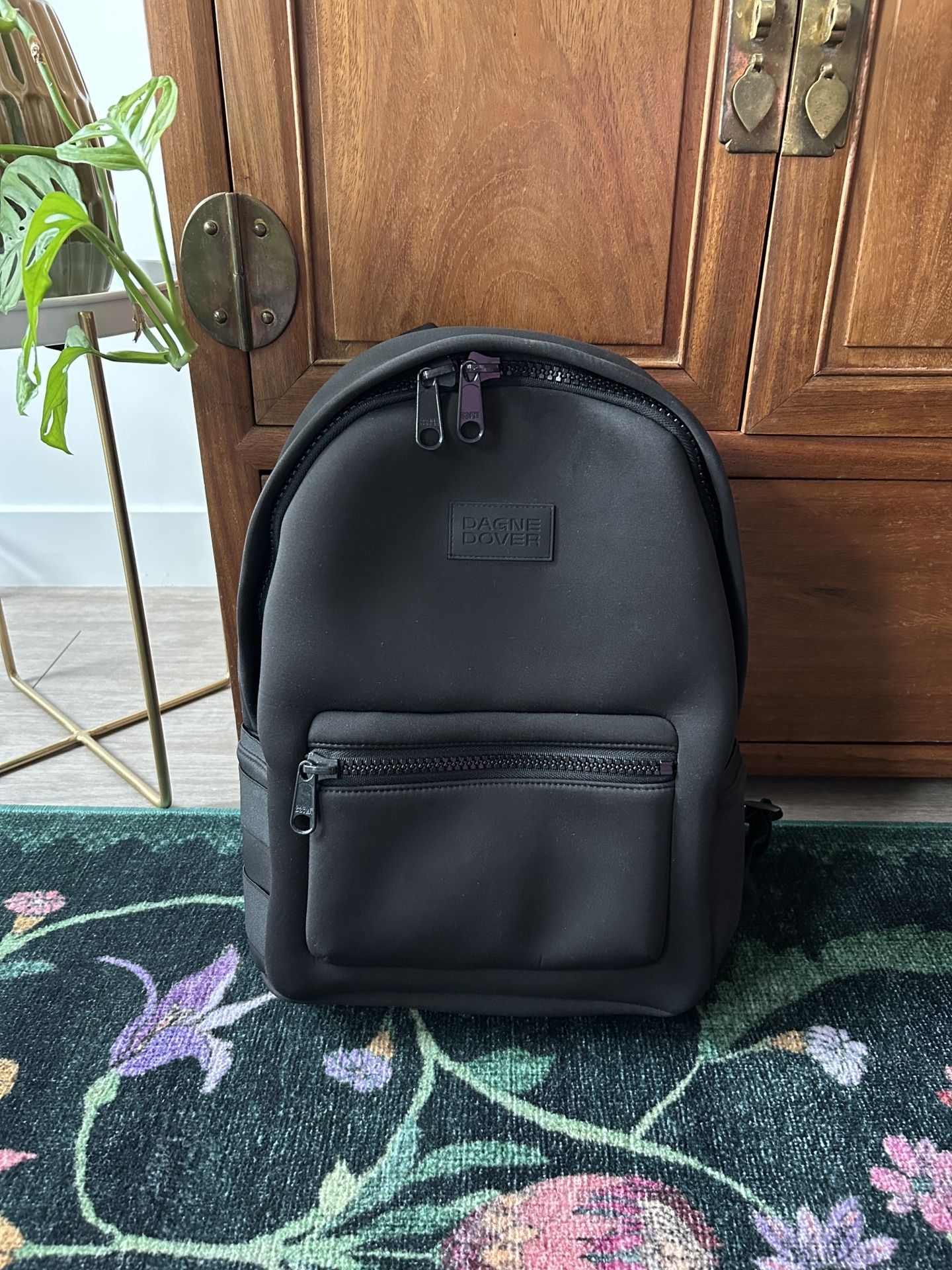 Dagne Dover Dakota Neoprene Backpack, Medium, Black