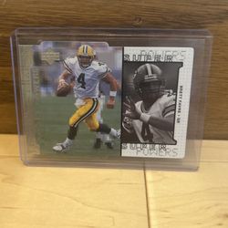 Brett Favre super powers die cut /2000
