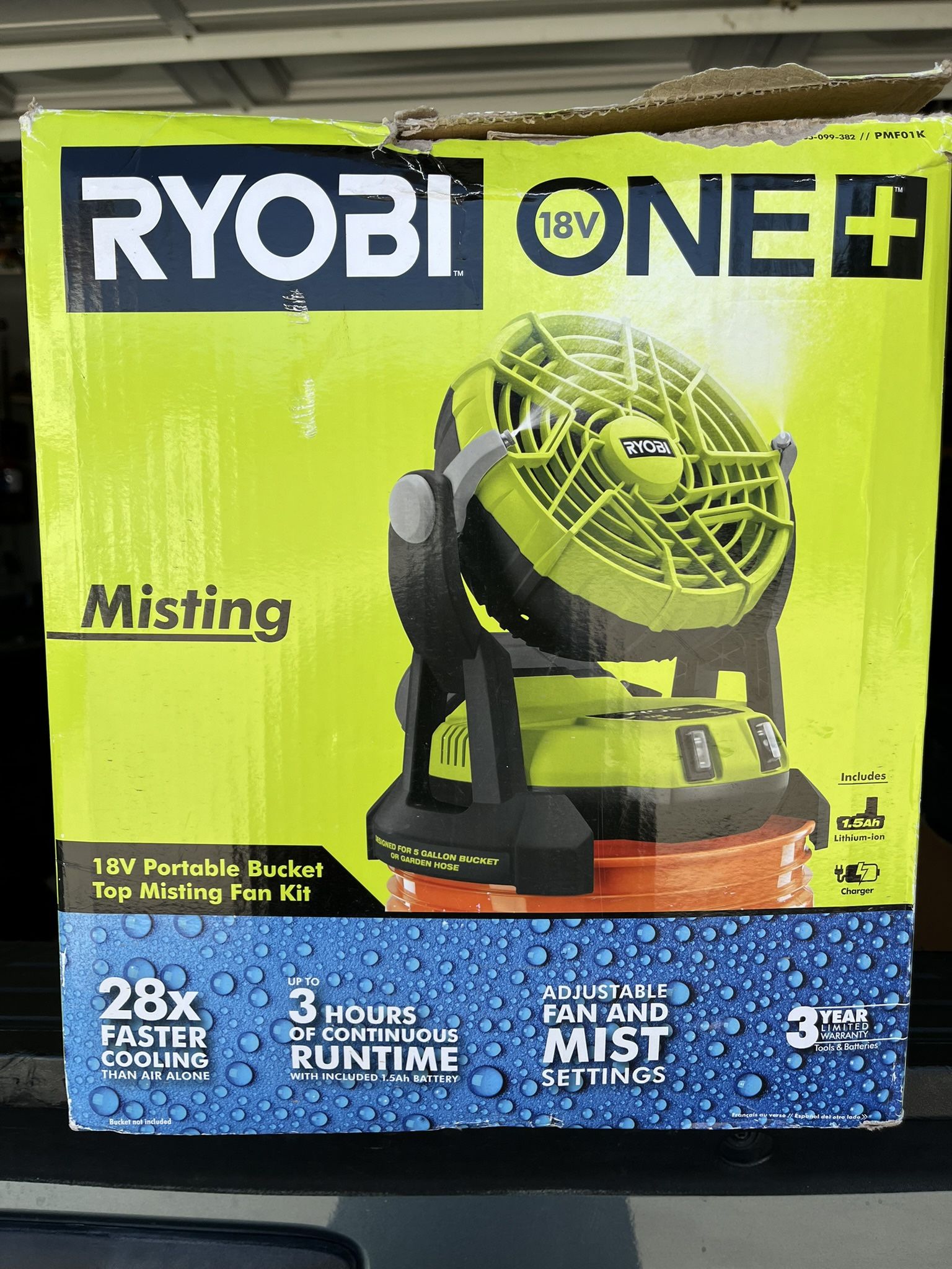 Ryobi Misting Fan