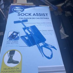 Sock Assist Assembly To Help You Put Your Socks On 