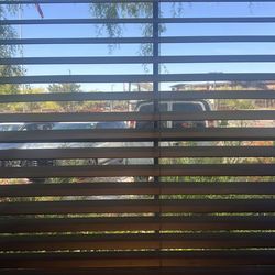 Wood blind 58 L x 45 w