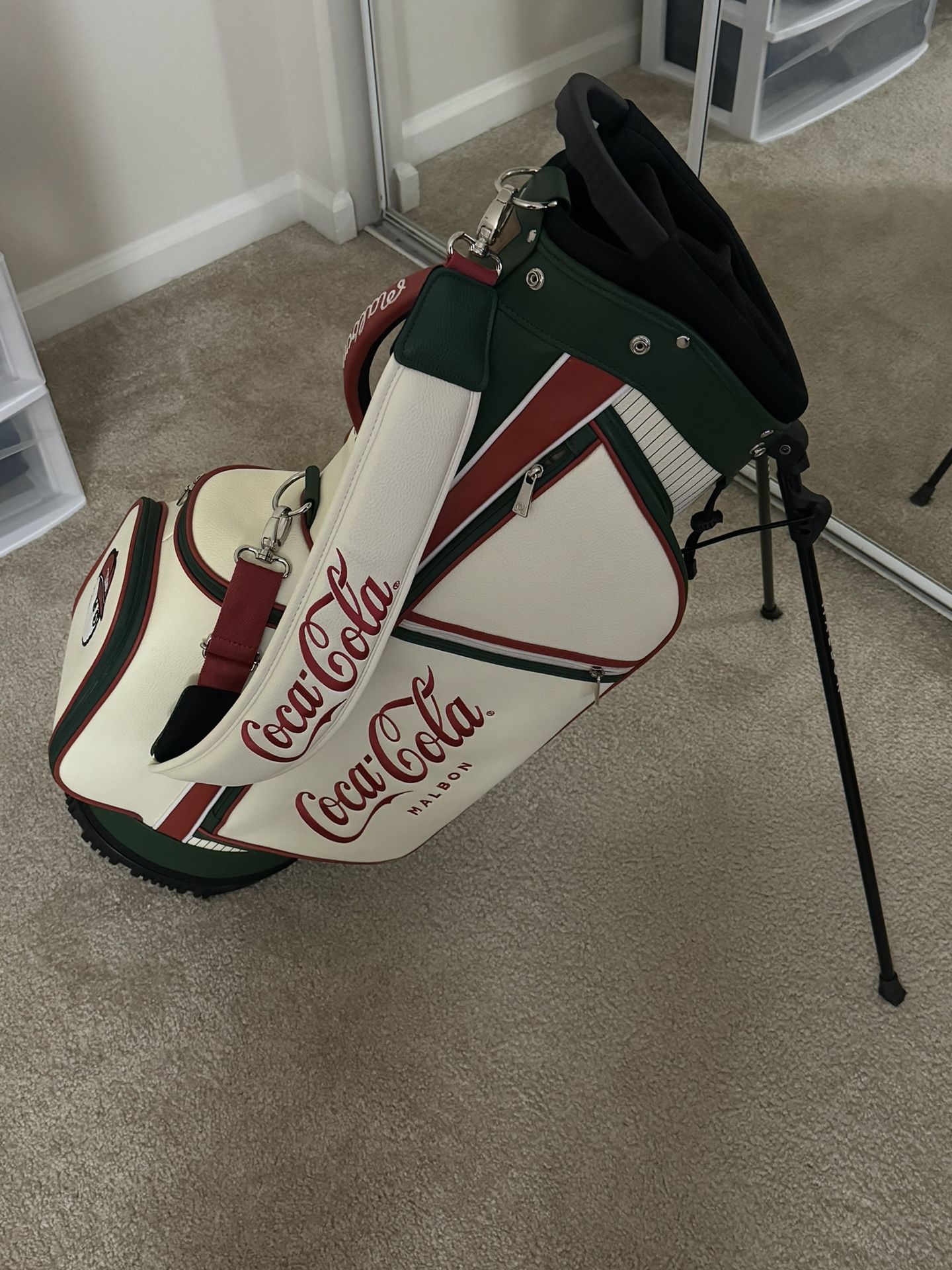 Malbon Golf Bag, Coca cola edition
