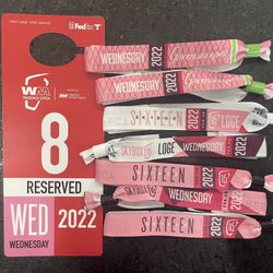 Wristbands for Sale Wednesday @ Phoenix Open - 16th Hole, Loge, Bay Club, GK 