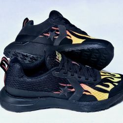 MEN'S SIZE 7 / WOMEN'S SIZE 8.5: CONVERSE STAR FLAMES RUNNERS!!