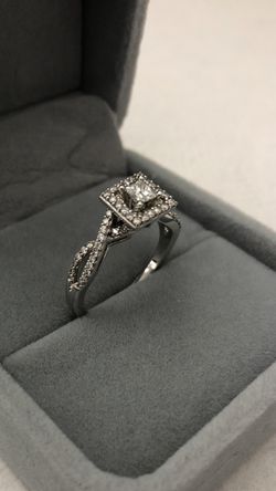 14k diamond ring