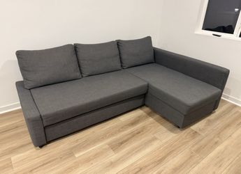 *Free Delivery* Gray Ikea Sleeper Sectional Pullout Futon Bed 