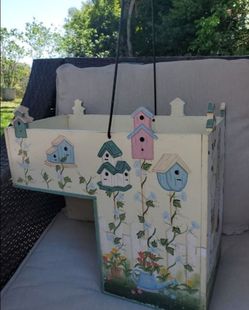 Handpainted Step Bin