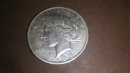 Silver peace dollors