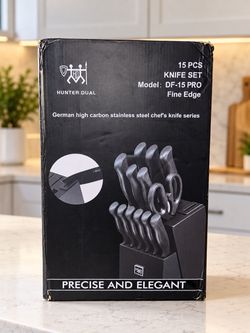 Hunter Dual DF-15 Pro 15-Piece Knife Set