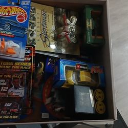 old toys and base ball cards yugio cards