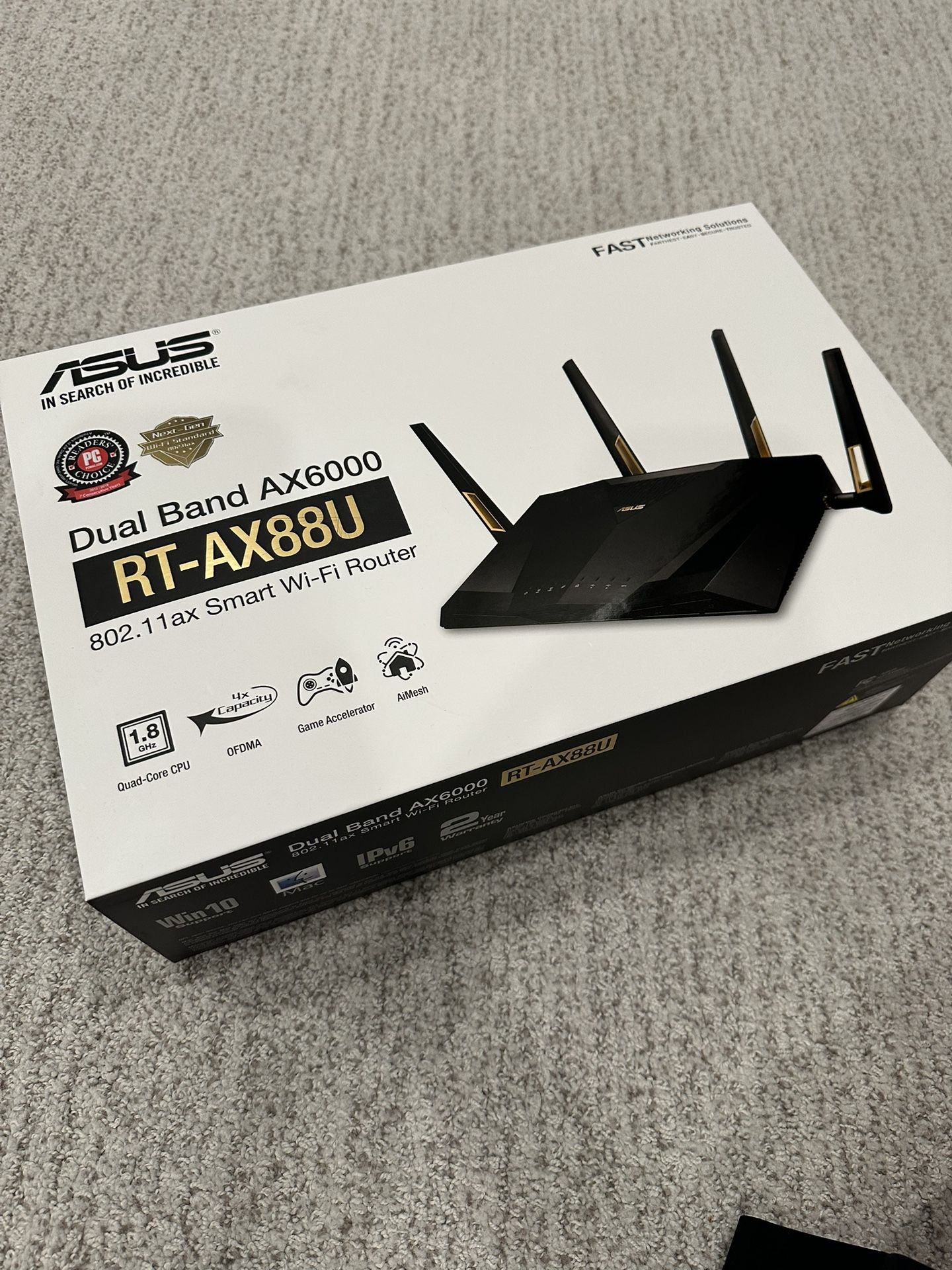 Asus RT-AX88U Dual Band AX6000 Wi-Fi 6 Router