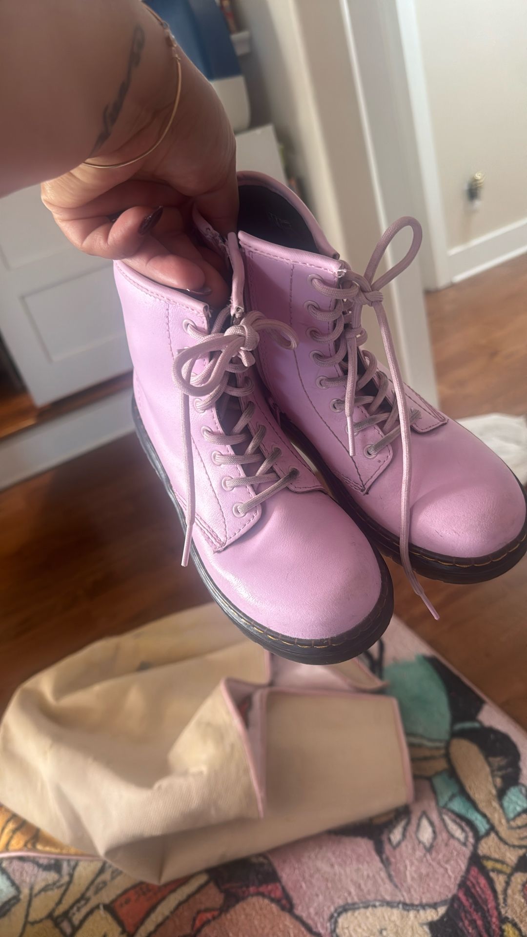 Girl Pink Doc Martins