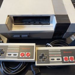 Original Nintendo NES Console Bundle w/ 2 Controllers, Power Supply & RF Switch - $90