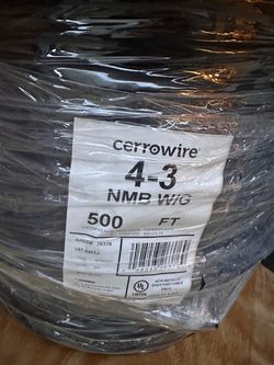 4/3 Romex Copper Wire ( Price Per Ft $9)