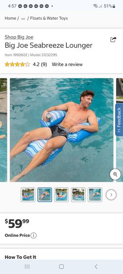 Big Joe Seabreeze Lounger $40