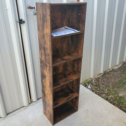 New 5 Tier Bookcase