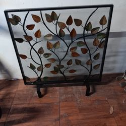 Vintage Fireplace Screen 32 H 30 W