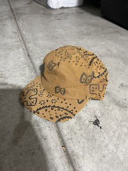 Men’s RHUDE Paisley Bandana Tan Hat