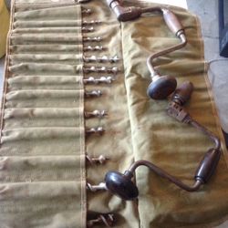 Vintage hand drill and 2 hand drill