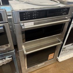 KitchenAid 27” microwave and oven combo
