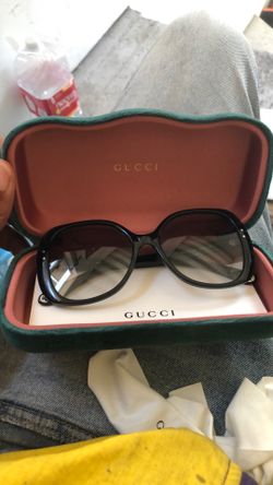 Gucci Sunglasses Gucci Logo GG0472S 002 Havana/Brown Gradient 56mm