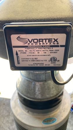 Vortex Online Fan And Charcoal Filter 