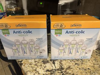Dr.Brown’s Anti-colic wide Baby Bottles