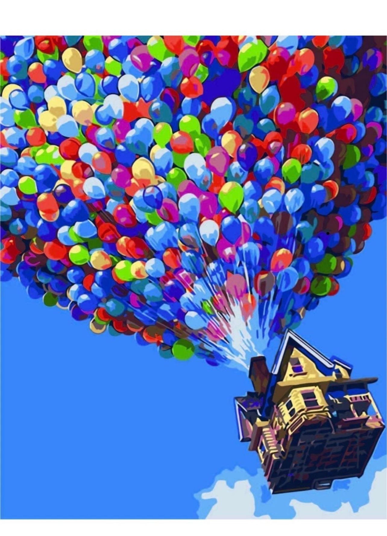 Balloons Paint By Numbers 16x20 Inch