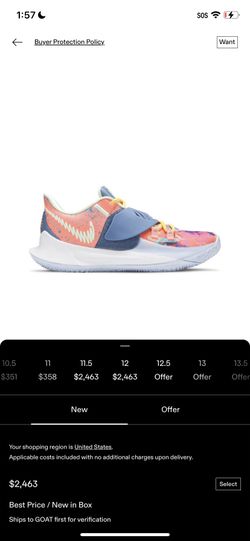 Kyrie Low 3 Tie-Dye Size 12