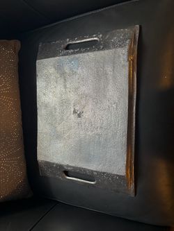 Metal Serving Tray with Handles